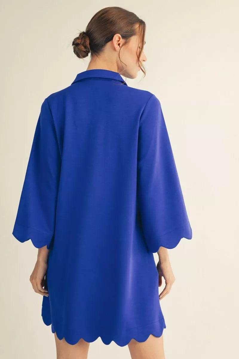 Coastal Classic Scallop Dress