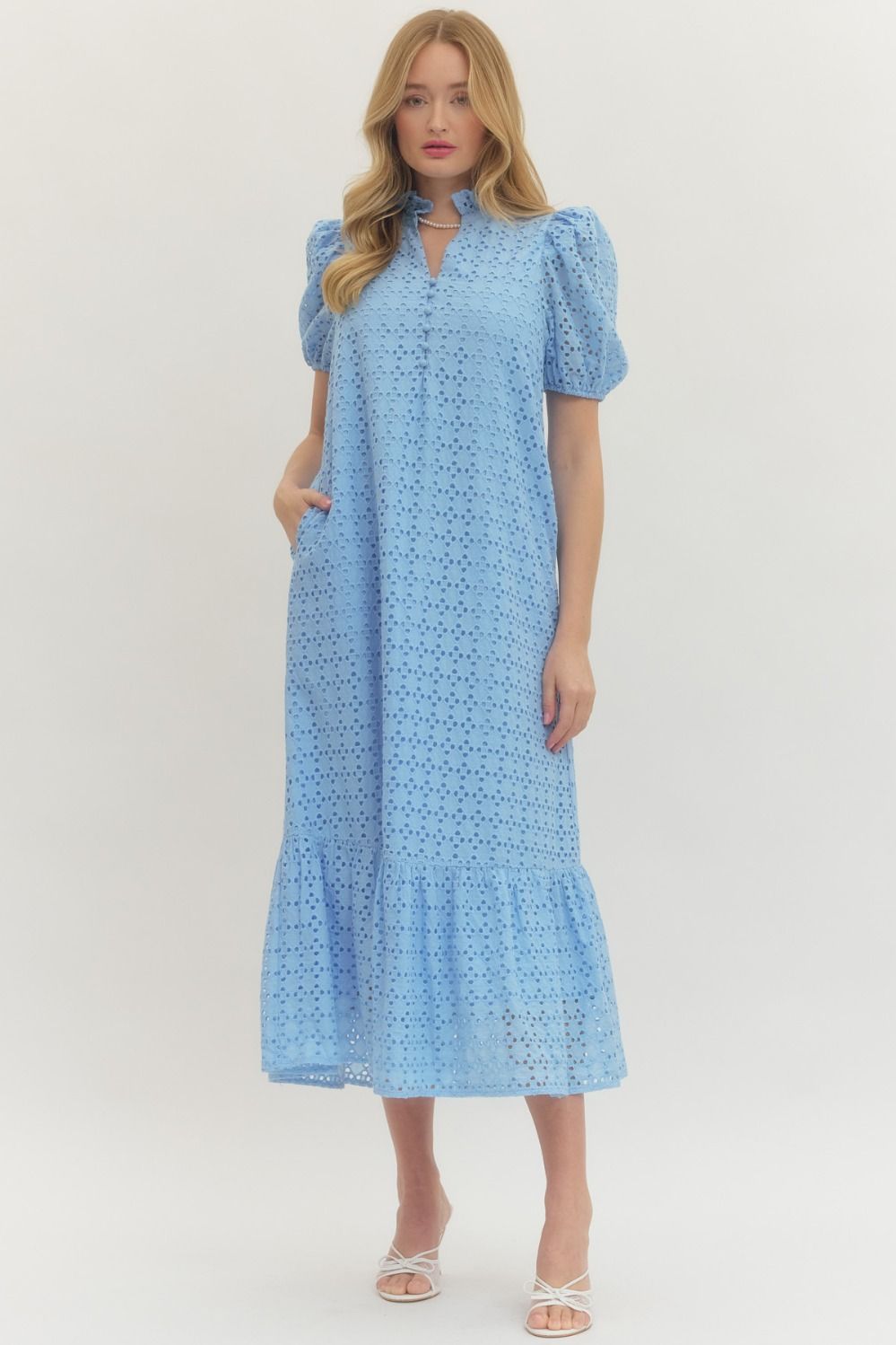 Blue Skies Ahead Midi Dress