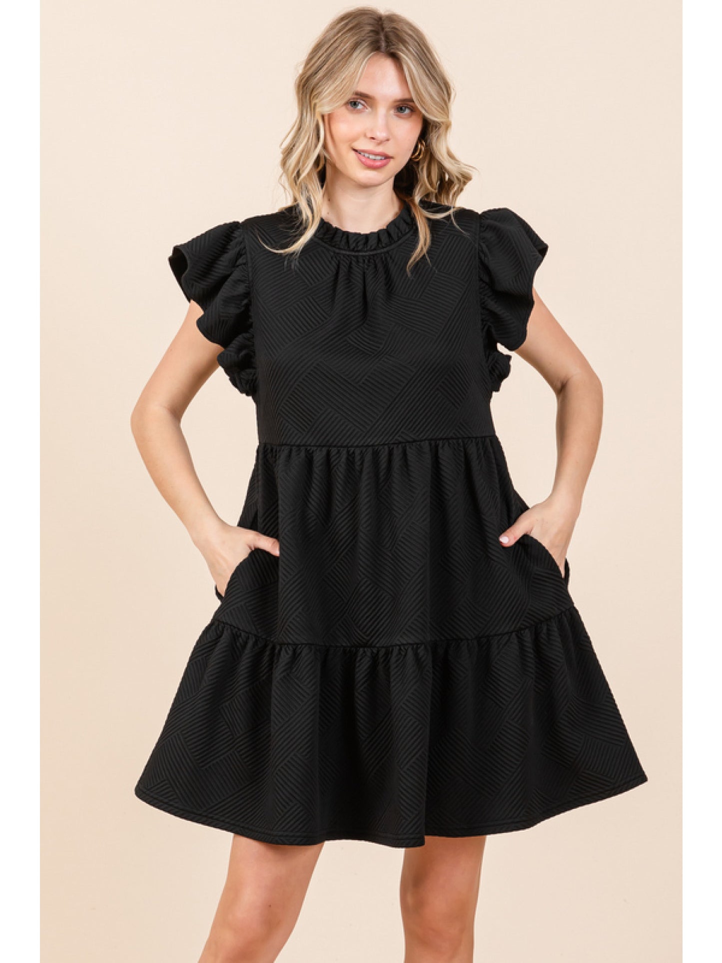 Crissy Solid Mini Dress