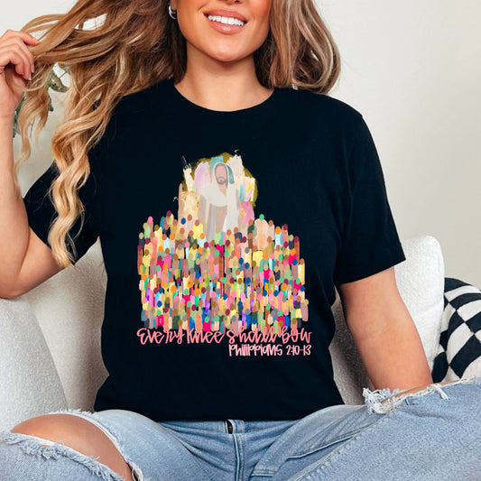 Every Knee Shall Bow Comfort Colors Tee