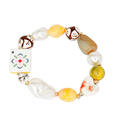 Garden Party Mahjong Bracelet
