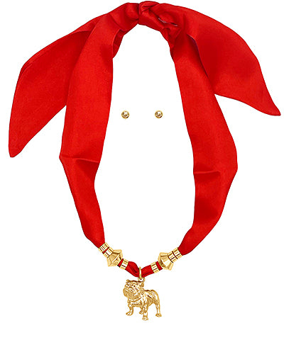 Georgia Satin Scarf Necklace