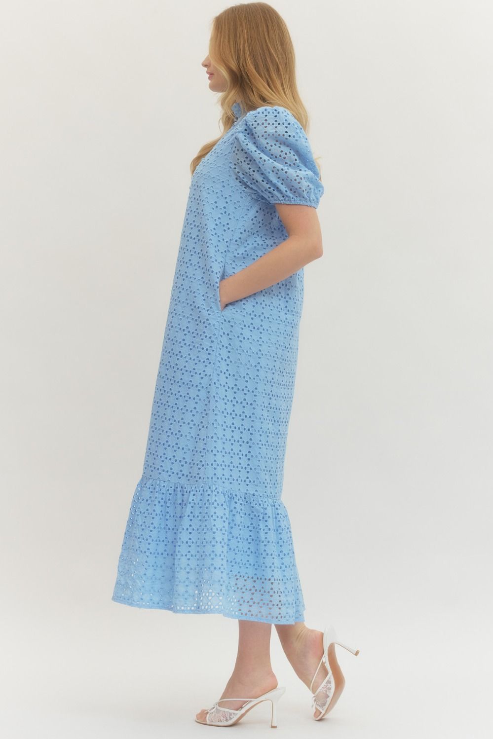 Blue Skies Ahead Midi Dress