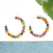 Kantha Pebbled Hoops