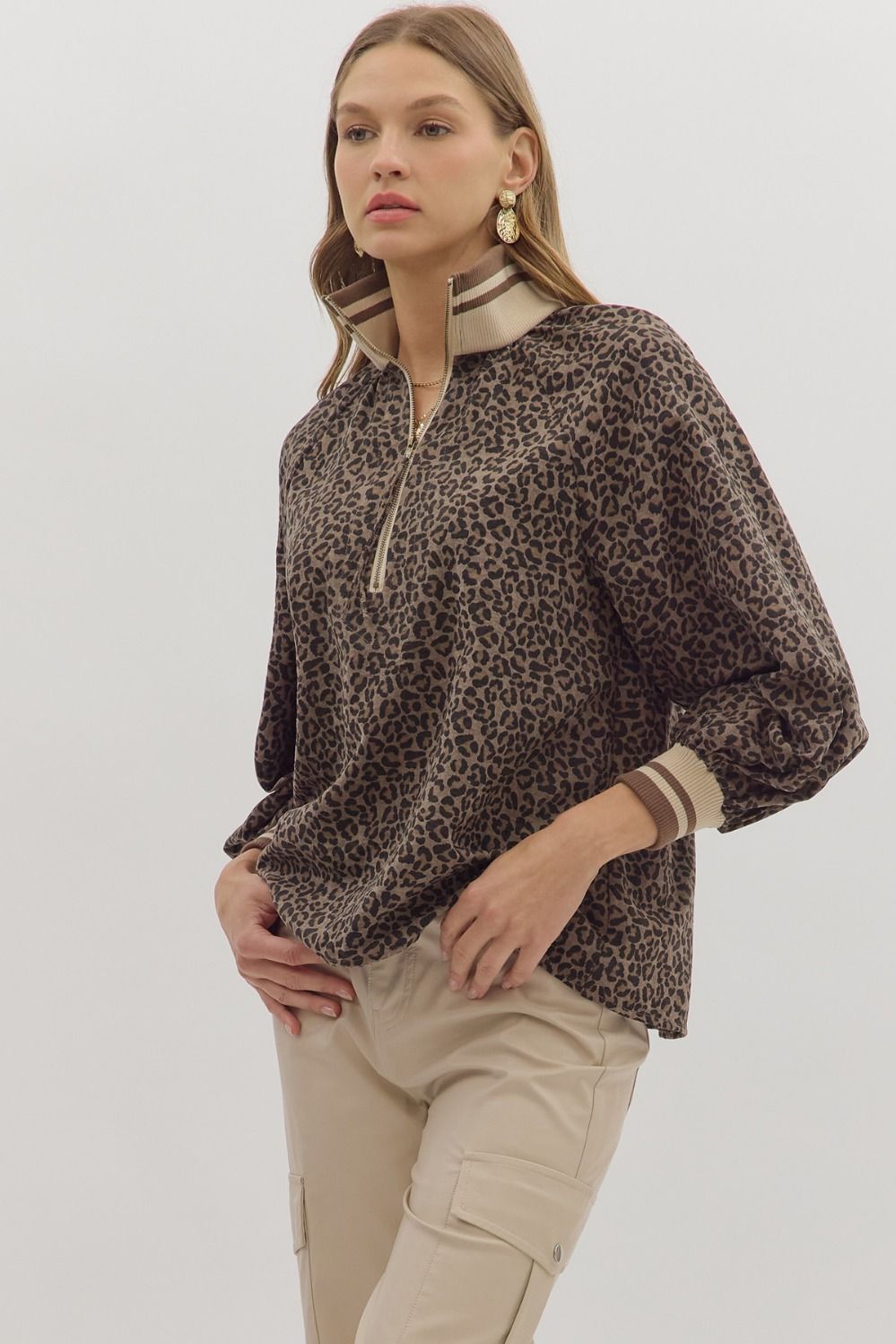 Wild Luxe Quarter Zip Pullover