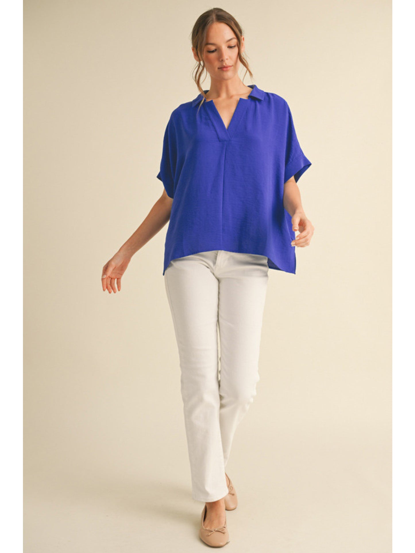 The Bleu Luxe Top