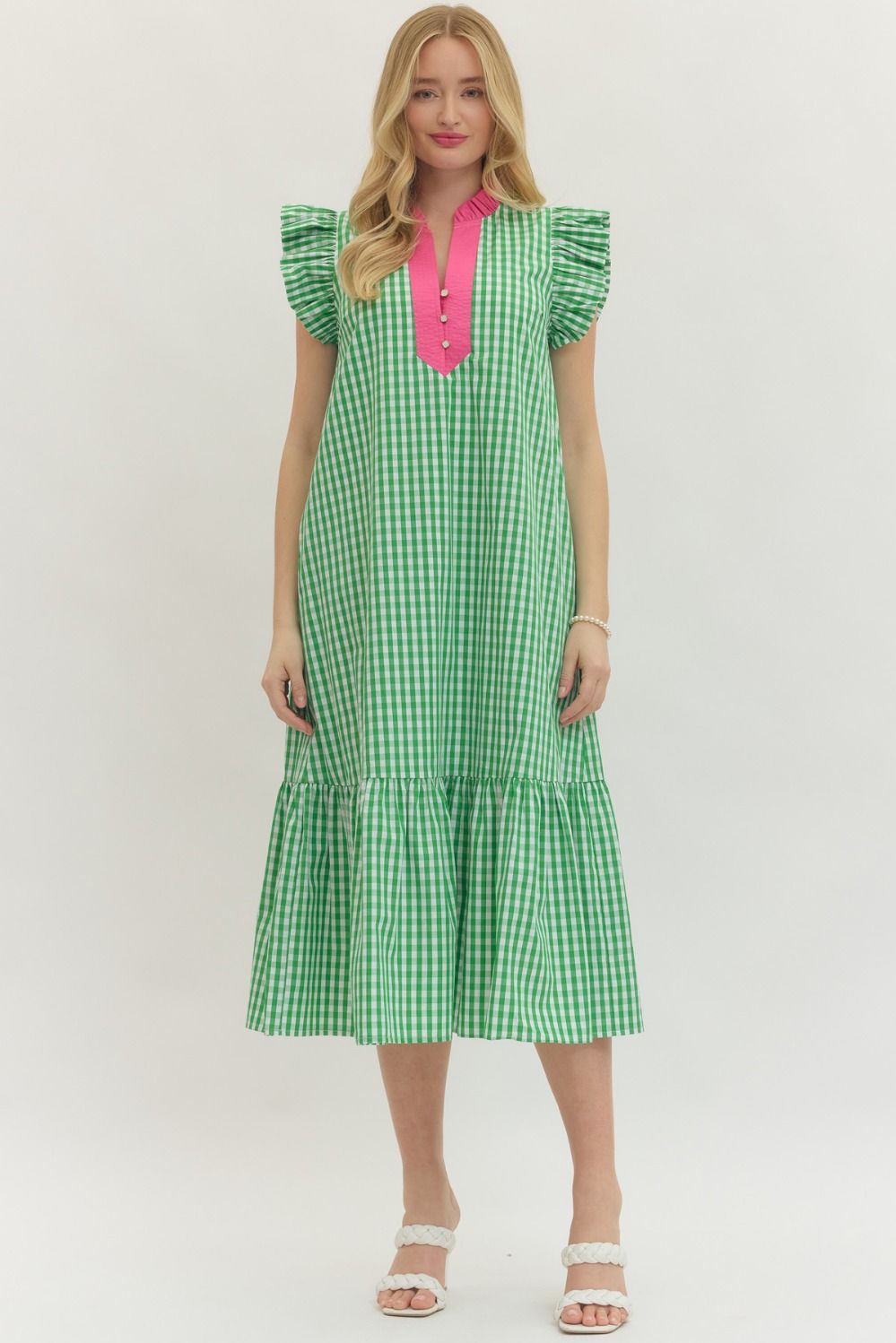 Gingham Garden Party Dress