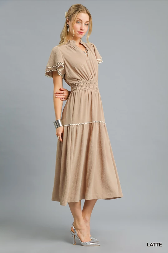 Latte Love Midi Dress