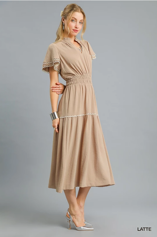 Latte Love Midi Dress