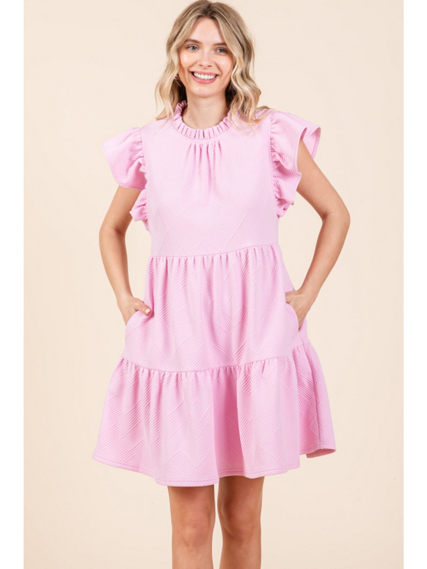 Crissy Solid Mini Dress