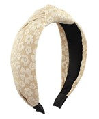 Ivory Floral Tapestry Headband