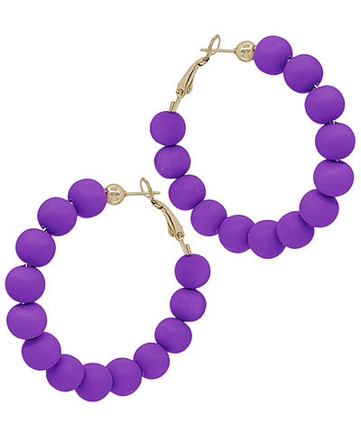 Purple Ball of Fun Hoops