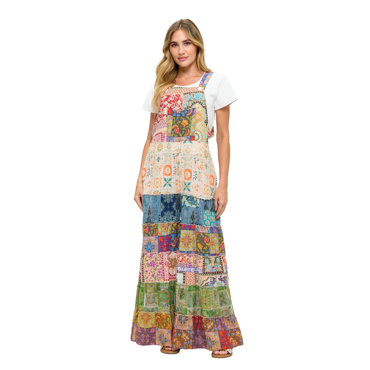 Patchwork Daydream Overalls 🌸✨