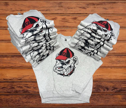 Retro Gameday Bulldog Sweatshirt