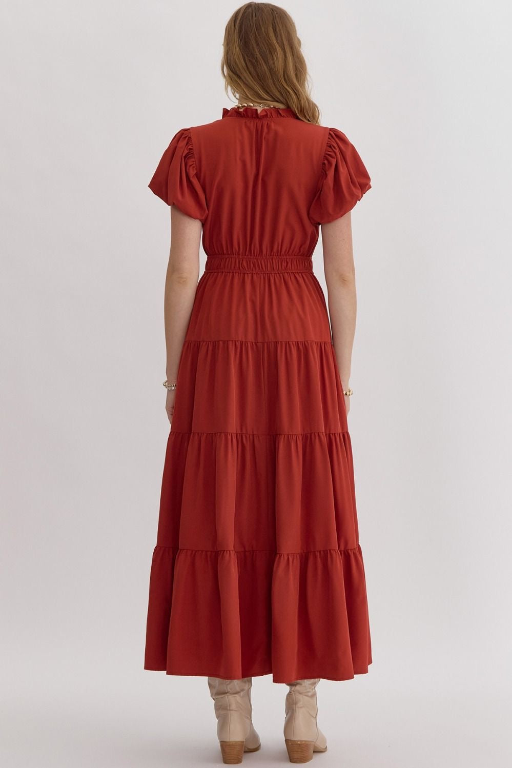Brick HBS Favorite Midi Dress