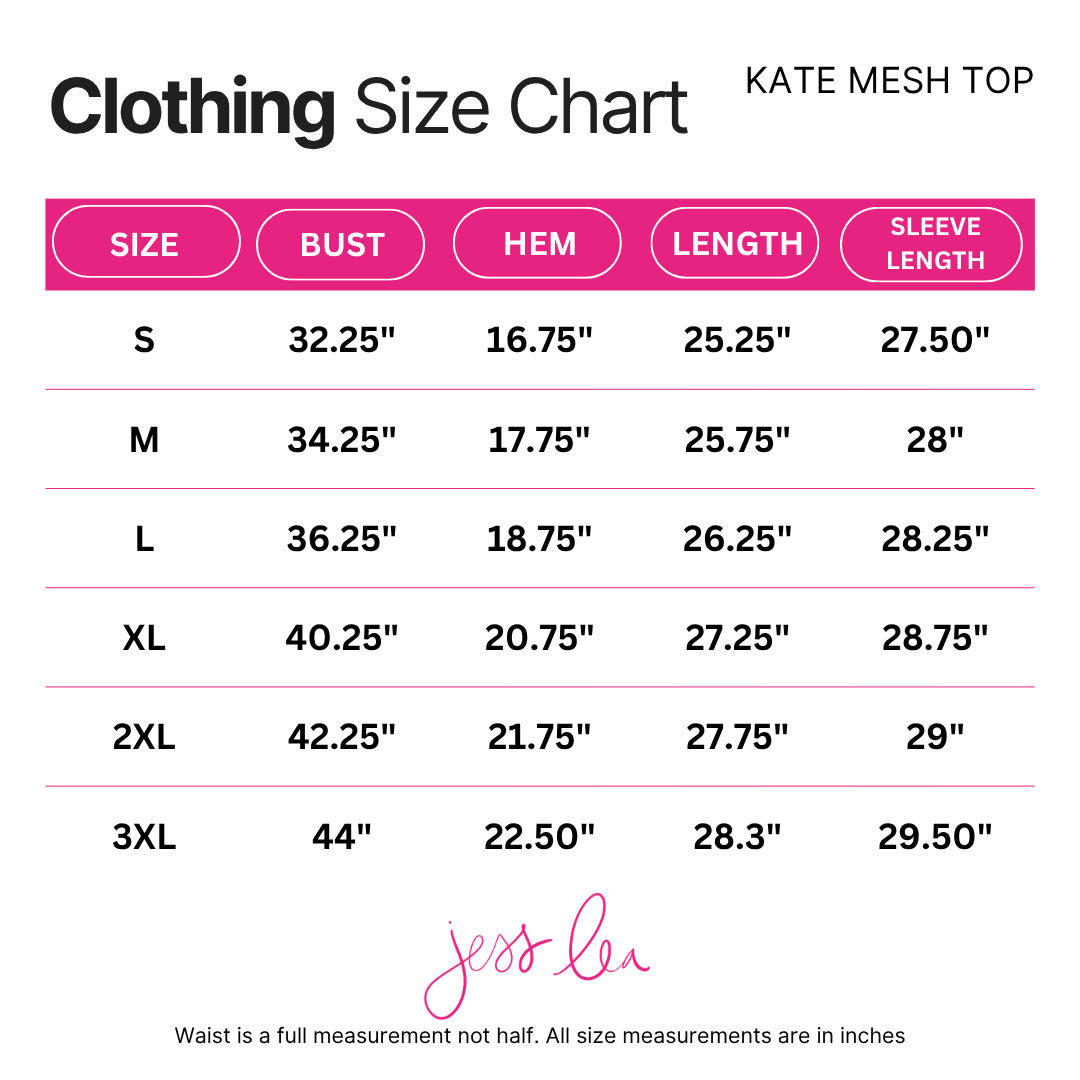 PREORDER- Kate Mesh Top- Pumpkin Pop