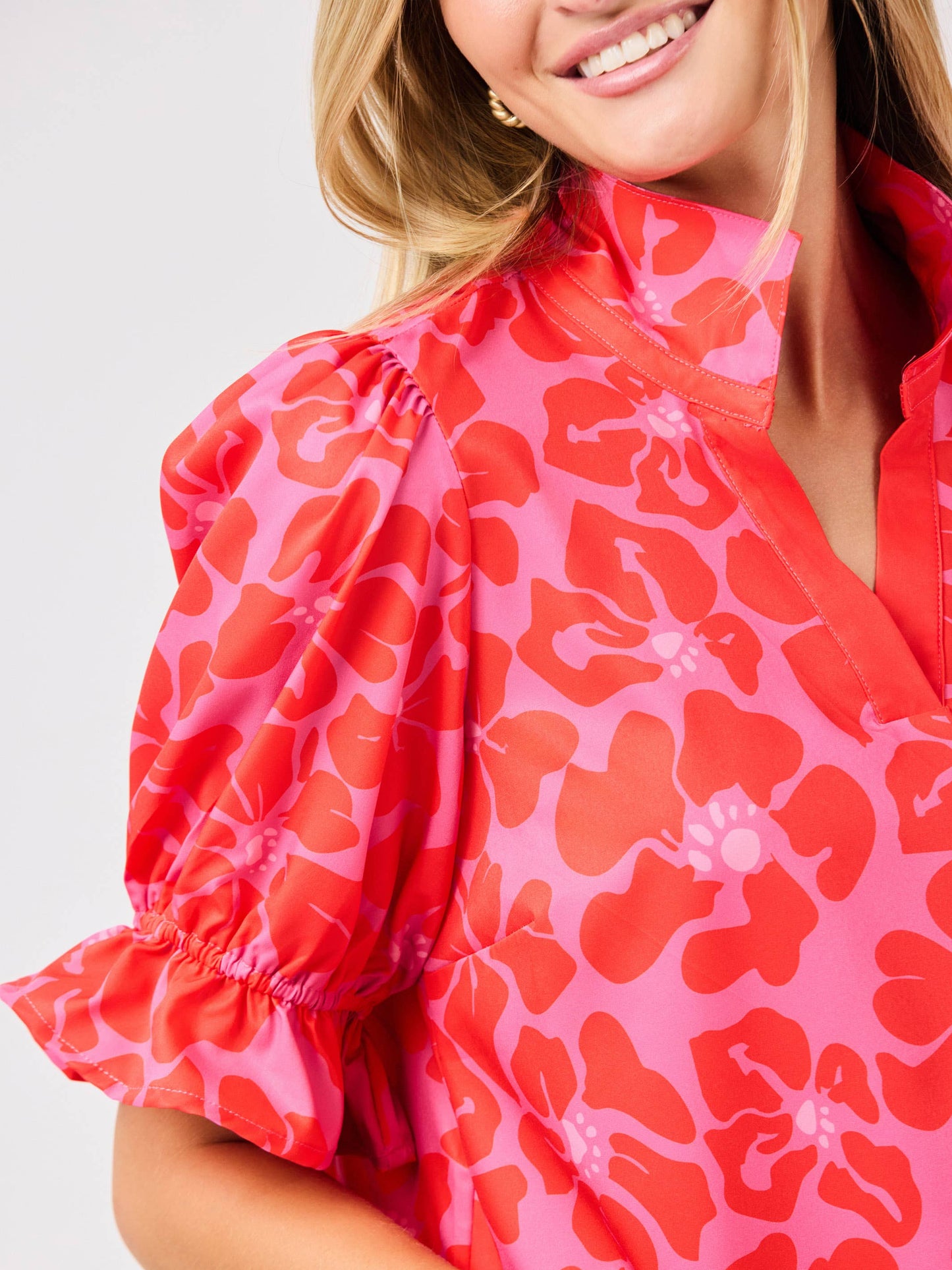 Jessica Top | Garden Samba Pink