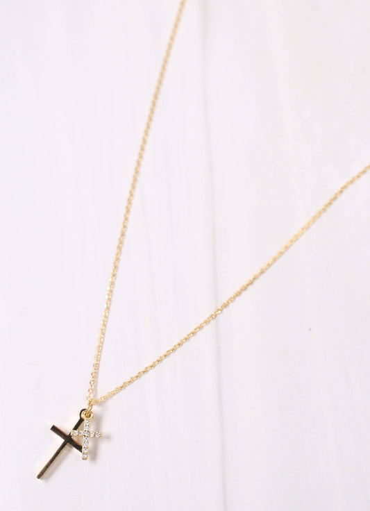 Gold Crosses Necklace