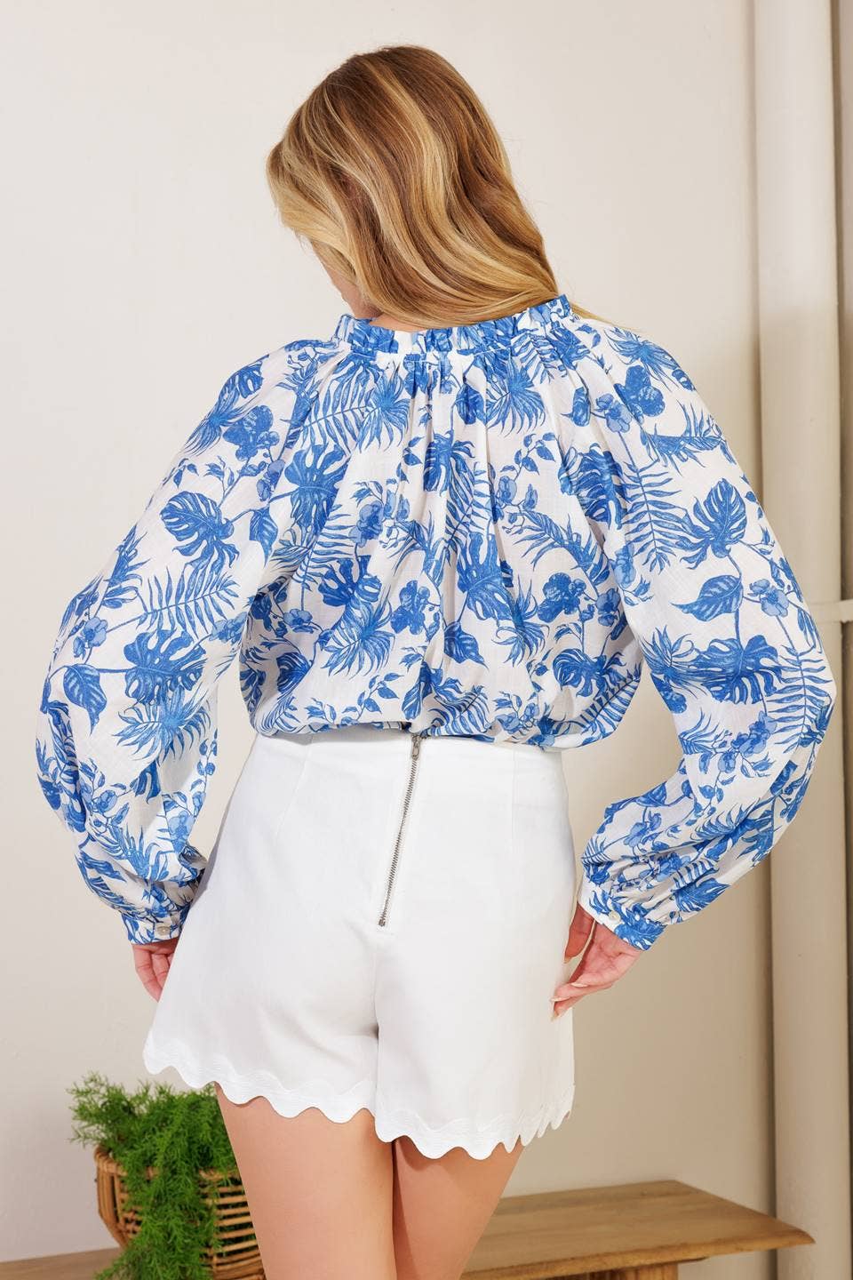 White Skort with Ric Rac