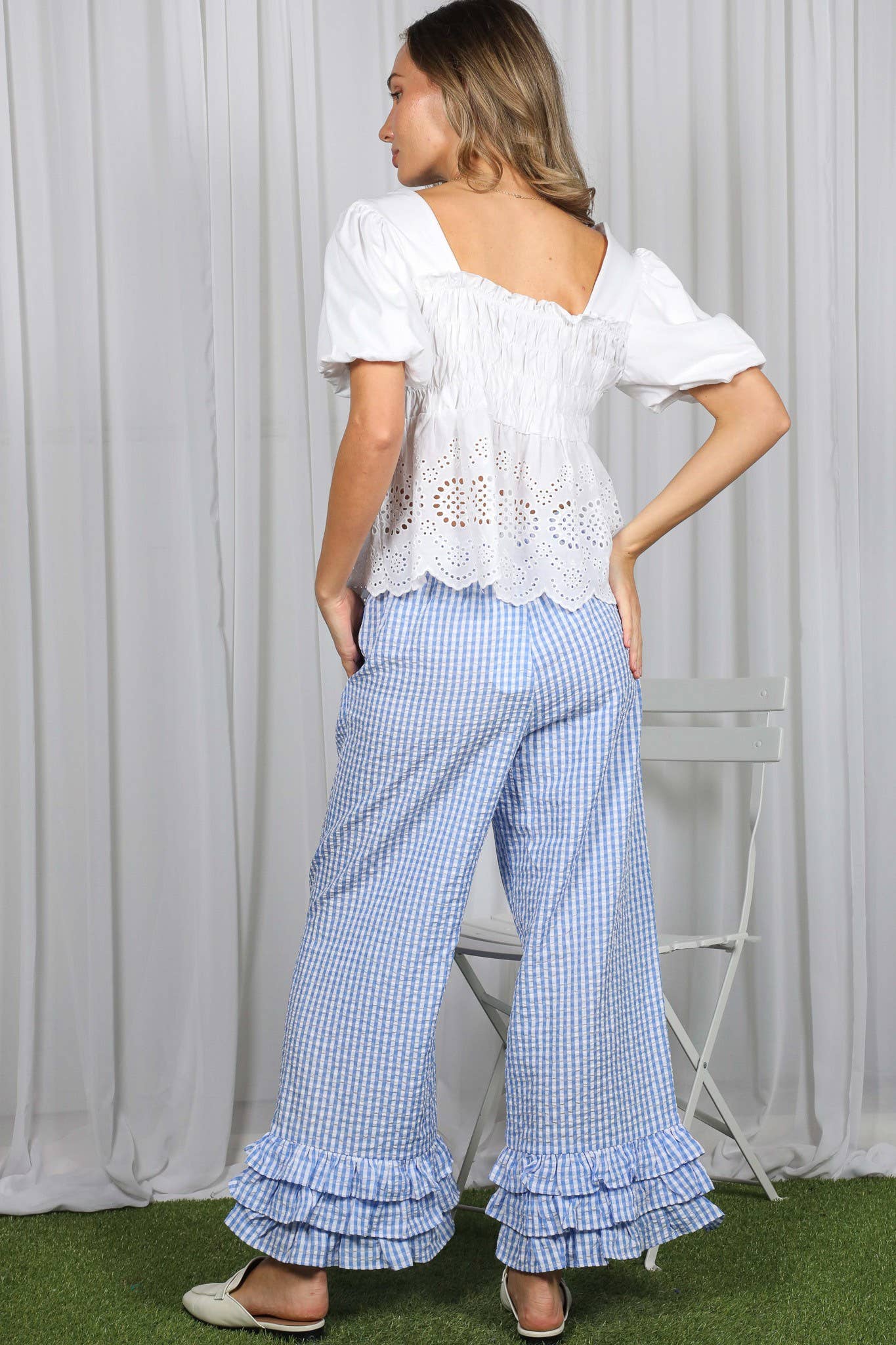 Sweet Grace Ruffle Top