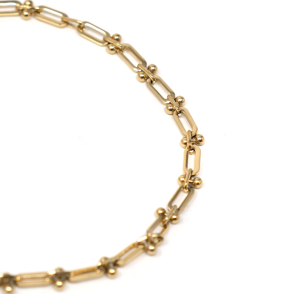 Santorini Anklet (Water Resistant): Gold