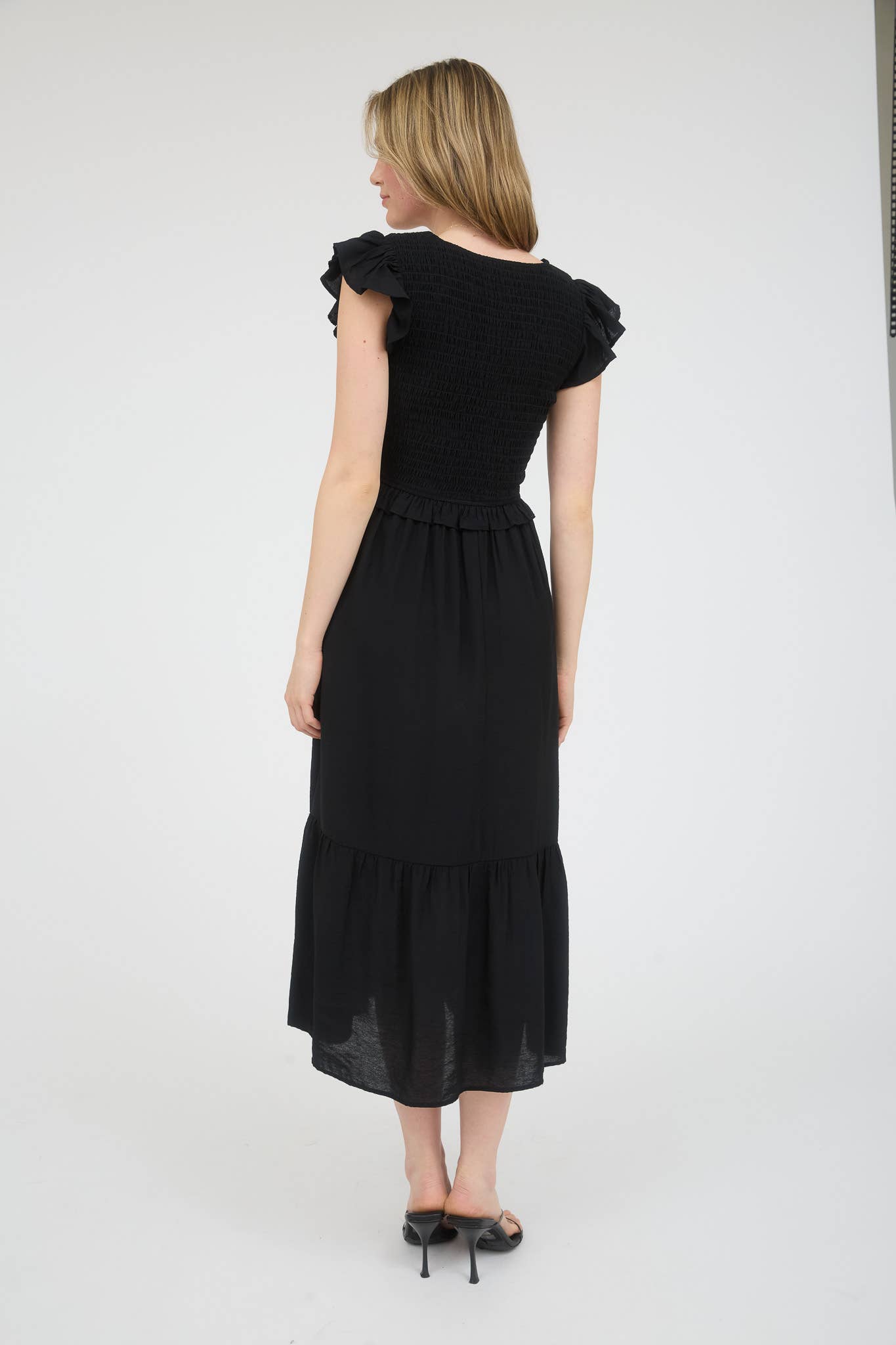Midnight Muse Bow-Front Dress