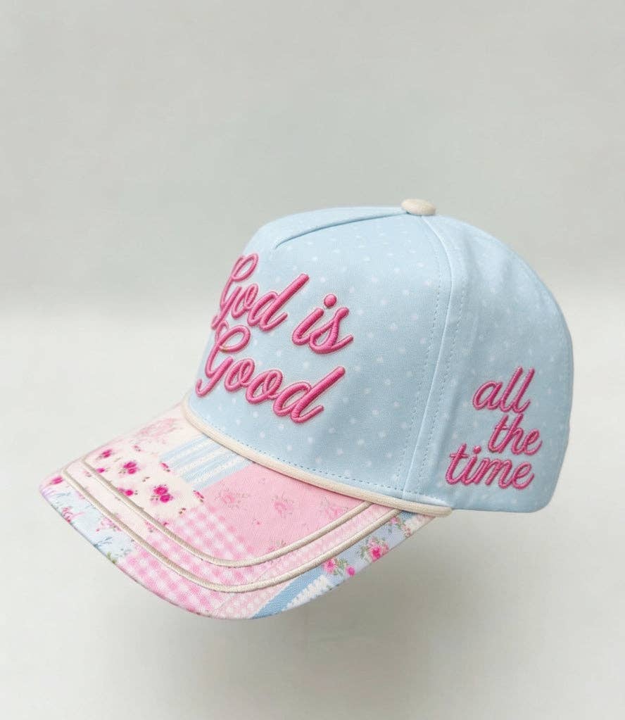 PREORDER God Is Good Embroidered Hat – Adjustable Faith Hat - Ships 5/22