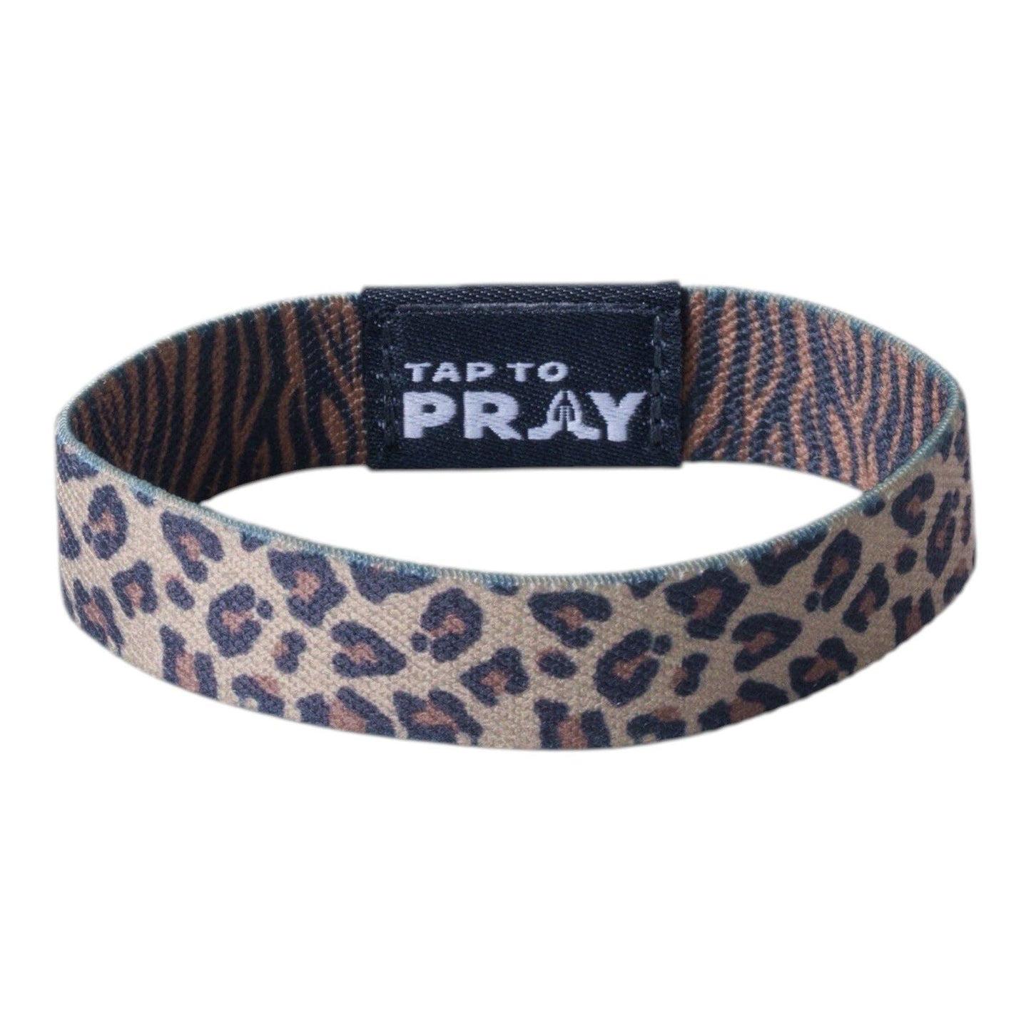 Tap To Pray® Wristband – Safari Leopard: Medium