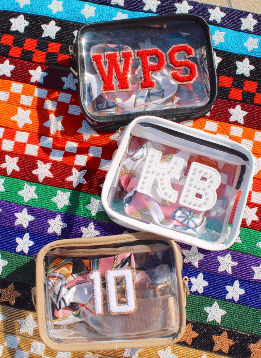 Clear Gameday & Concert Purse: Black