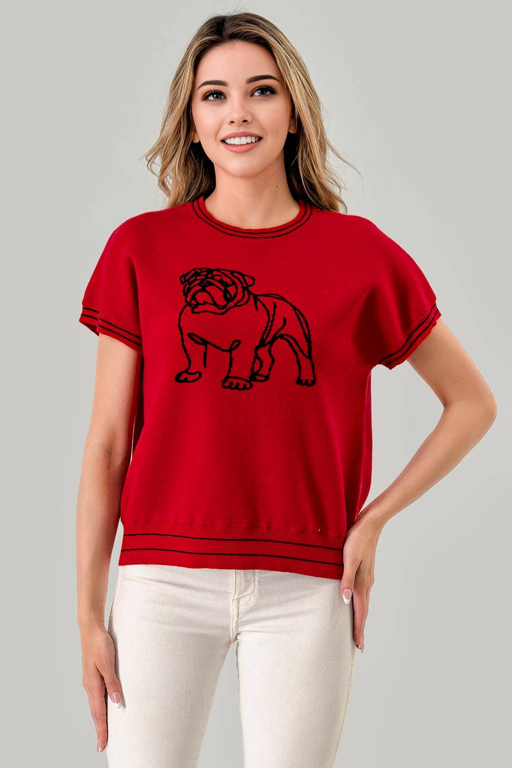 Red & Black Spirit Sweater