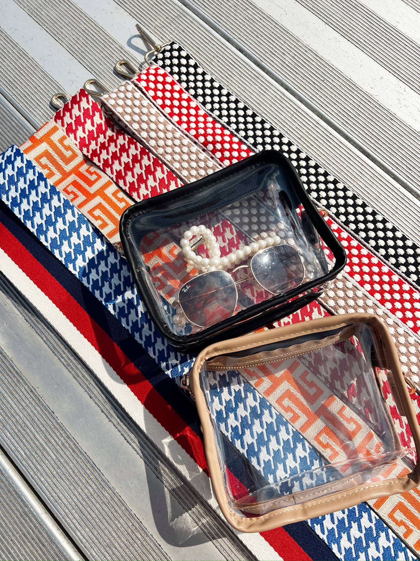 Clear Gameday & Concert Purse: Black