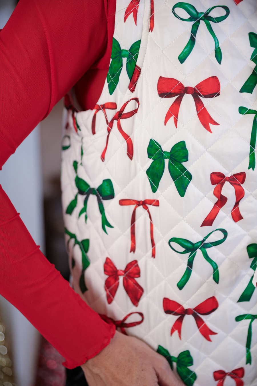 Holiday Cheer Tie-Front Vest