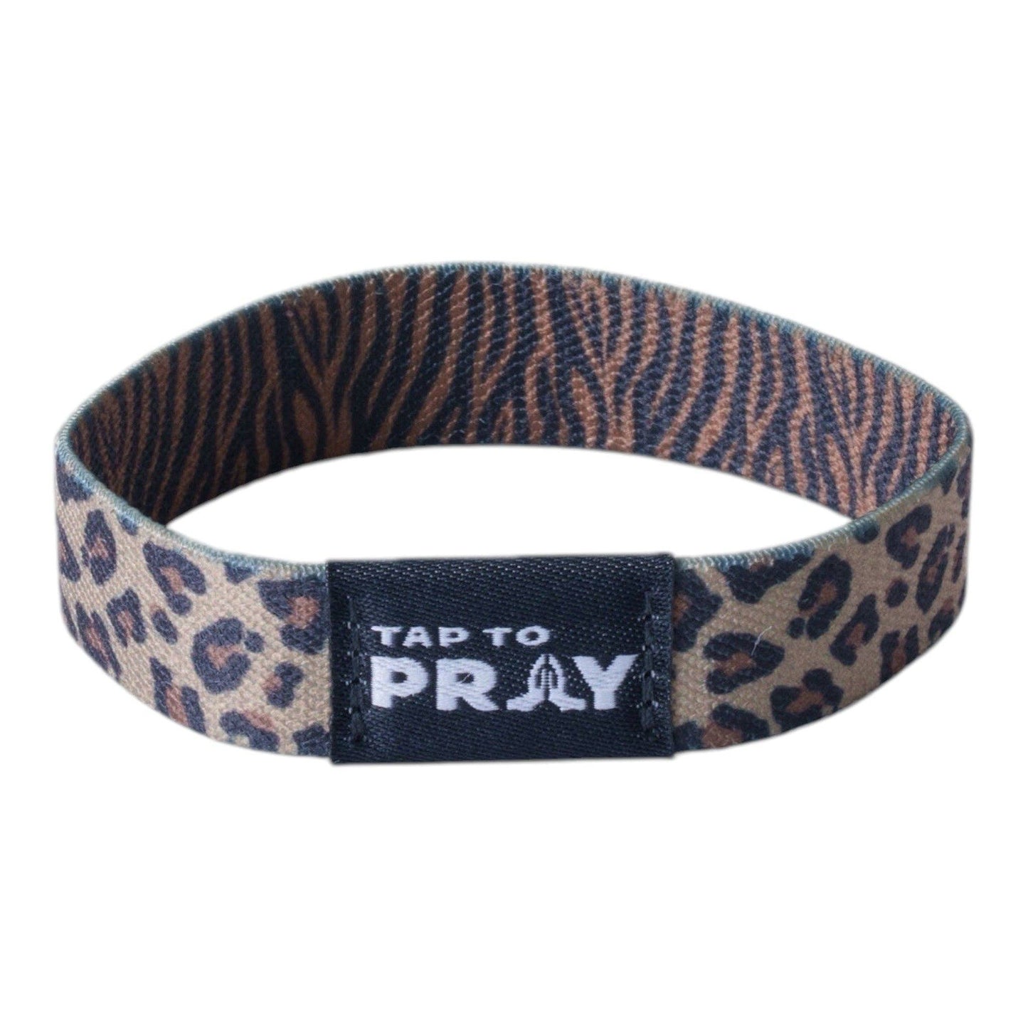 Tap To Pray® Wristband – Safari Leopard: Medium