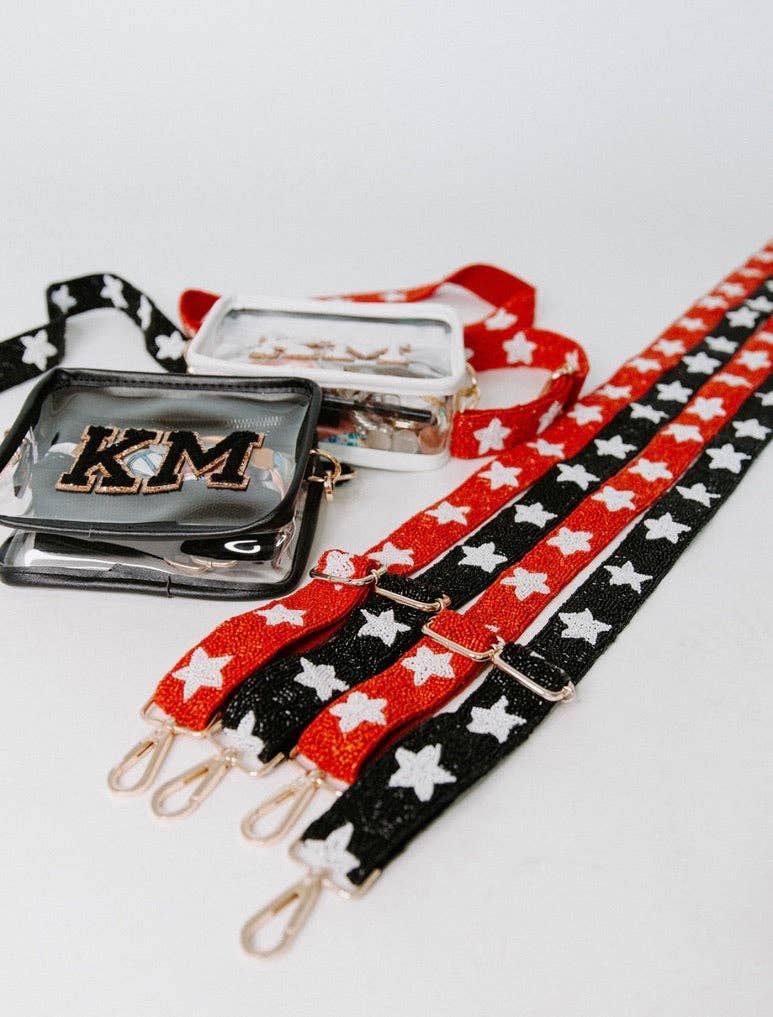 Clear Gameday & Concert Purse: Black