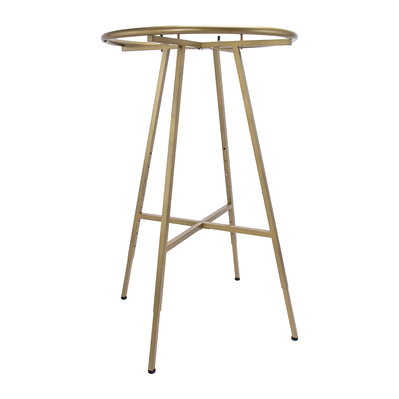 Gold Collapsible Round Clothing Rack
