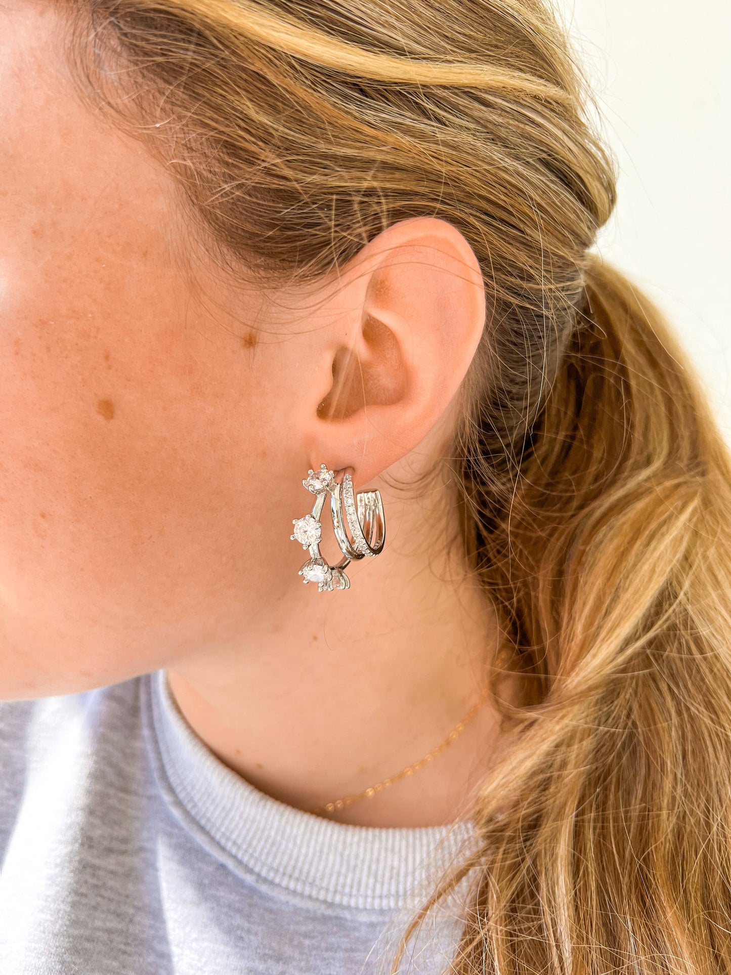 Gold Juliana Hoops