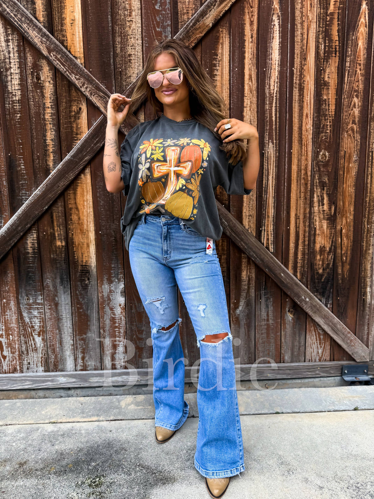 BoHo Cross Graphic Tee