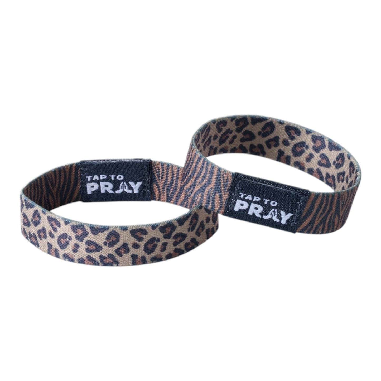 Tap To Pray® Wristband – Safari Leopard: Medium