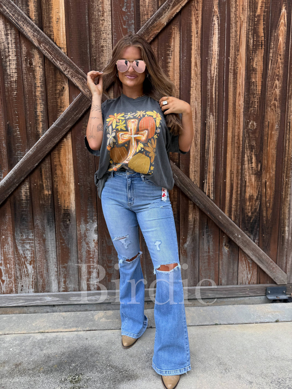 BoHo Cross Graphic Tee