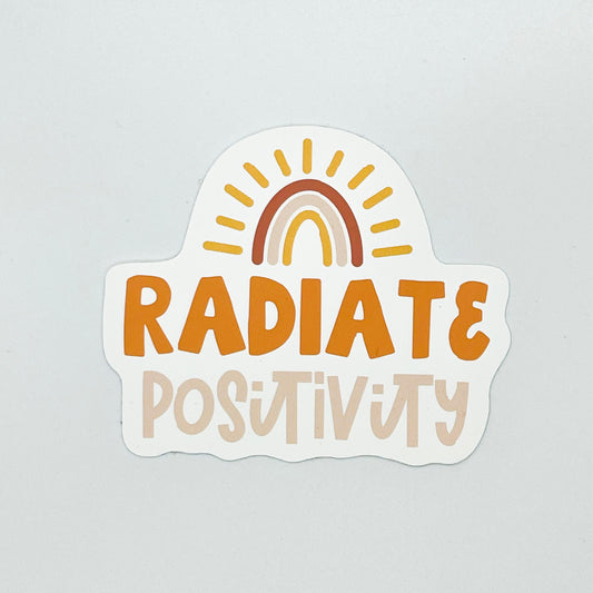 Radiate Positivity Sticker